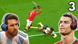 Messi & Ronaldo React To Funny Clips 3!