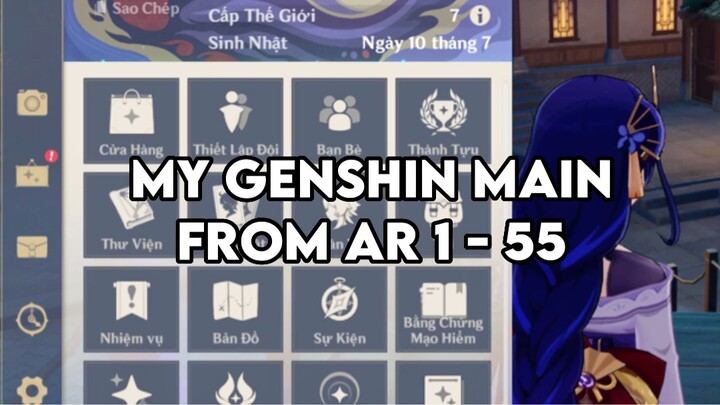 My genshin main form ar 1 - 55