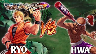 KING OF FIGTHERS MOBILE LEGENDS COLLAB| RYO V.S HWA ( FULL 4K RESOLUTION)