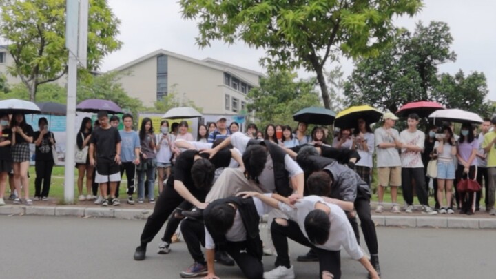 Tiger Inside - SuperM Dongguan City College K-pop Dance Team Recruitment Flash Mob Cover, the现场 was 