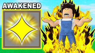 I UNLOCKED AWAKENED LIGHT! *Showcase* Roblox Blox Fruits