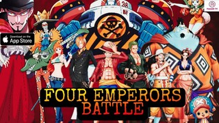 Four Emperors Battle Gameplay - One Piece RPG Game iOS