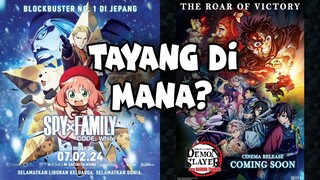 Kira - kira Movie Spy x Family dan Demon Slayer Akan tayang di Bioskop mana Aja ya?