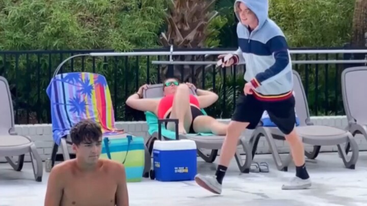 He really goes too far.