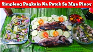 Sinabawang tuna | inihaw na tuna | kinilaw na dilis