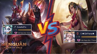 ZukaNoPro Đối Đầu Với Top 1 BXH YENA Việt Nam Tại Lane Tà Thần Cực Khó Cùng Game Đầu Lật Kèo Cực Gắt