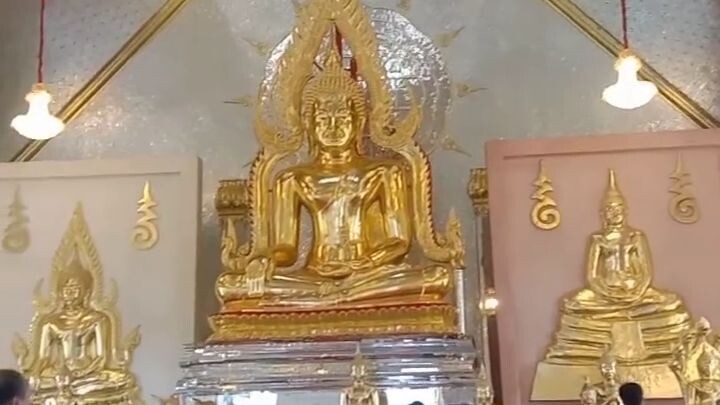พาชมองค์พระพุทธชินราชจำลองสวยงามภายในห้องกระจกระยิบระยับงามตา #นมัสการพระพุทธชินราชจำลอง