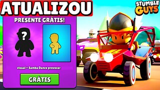 ATUALIZOU AGORA NOVAS SKINS COM SKIN GRÁTIS + NOVO EVENTO - Stumble Guys