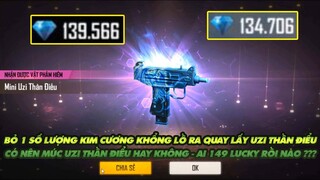 FREE FIRE | BỎ 1 SỐ KIM CƯƠNG KHỔNG LỒ RA QUAY MINI UZI THIÊN ĐIỂU MỚI - CÓ XỨNG ĐÁNG HAY KHÔNG ???