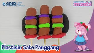 Membuat Plastisin - Plastisin Sate Panggang