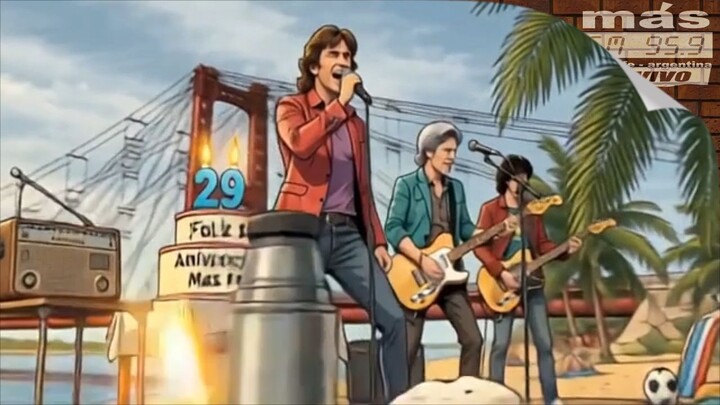 PROMO ANIVERSARIO 29 - PUENTE COLGANTE - THE ROLLING STONES