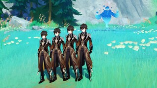 [Genshin Impact] Zhongli: Ngay cả những quái vật mới với 7,3 triệu HP cũng không thể chống lại 4 Thi