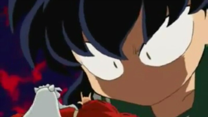 Inuyasha broke Kagome's bicycle