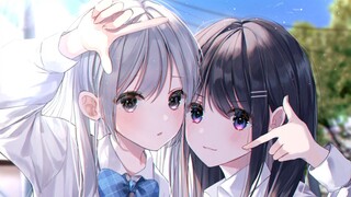 The sky is orange blue, my sister loves you~