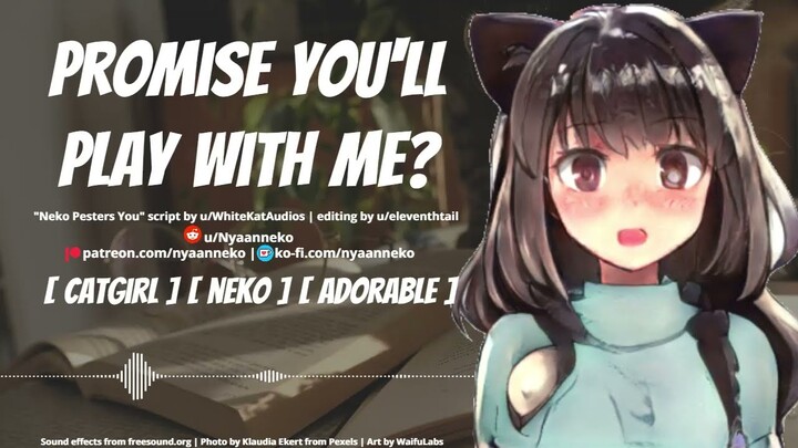 [F4A] ASMR Girlfriend RP | Neko Pesters You, Their Master