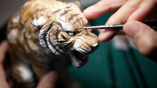 How To Make a Zombie Tiger In a Box Diorama / Polymer Clay
