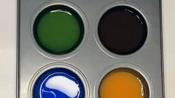 Found the most satisfying way to organize poster colors 🎨Which color is your favorite?