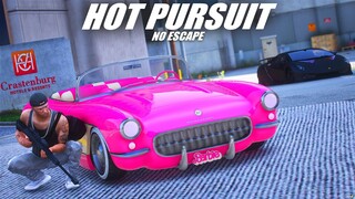 HOT PURSUIT ! MOBIL BARBIE INI MEMBUAT MUSUH PANIK !!! GTA 5 ROLEPLAY