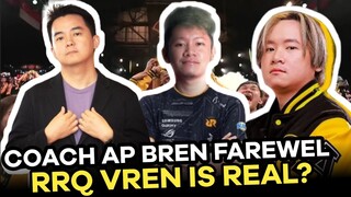 COACH AP BREN FAREWEL, RRQ VREN IS REAL, BANG WINDA ANNOUNCEMENT?