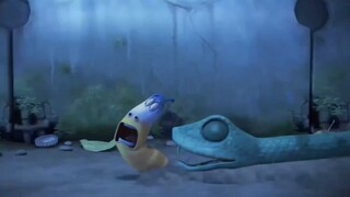 Funny Bugs: The whistle attracted the snake, and Da Huang and Da Hong began a life-and-death escape.