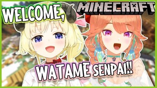 【MINECRAFT】WELCOME WATAME SENPAI 🐑💖 #kfp #キアライブ