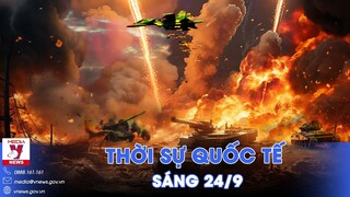 Thời sự Quốc tế sáng 24/9.“Xe tăng bay” Nga dội bom oanh tạc Ukraine,TT Zelensky tuyên bố nóng về Mỹ