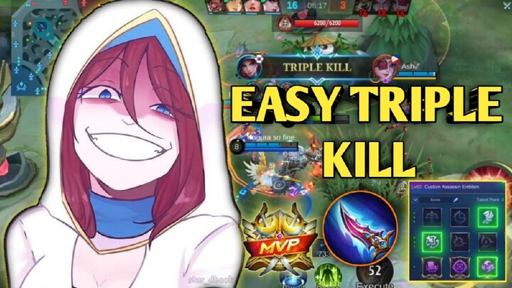 EASY TRIPLE KILLS, BEST ASSASSIN NATALIA -TOP GLOBAL NATALIA GAMEPLAY - MLBB