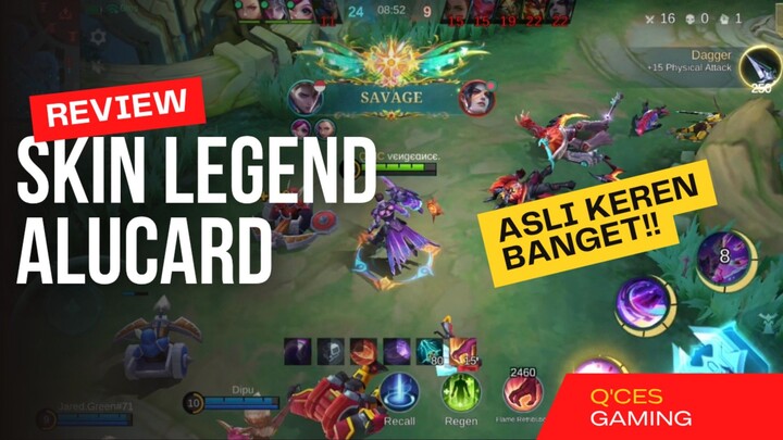 REVIEW SKIN LEGEND ALUCARD REVAMP 💯