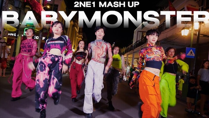 [BABYMONSTER]  越南舞团火辣开跳 2NE1 Mash Up