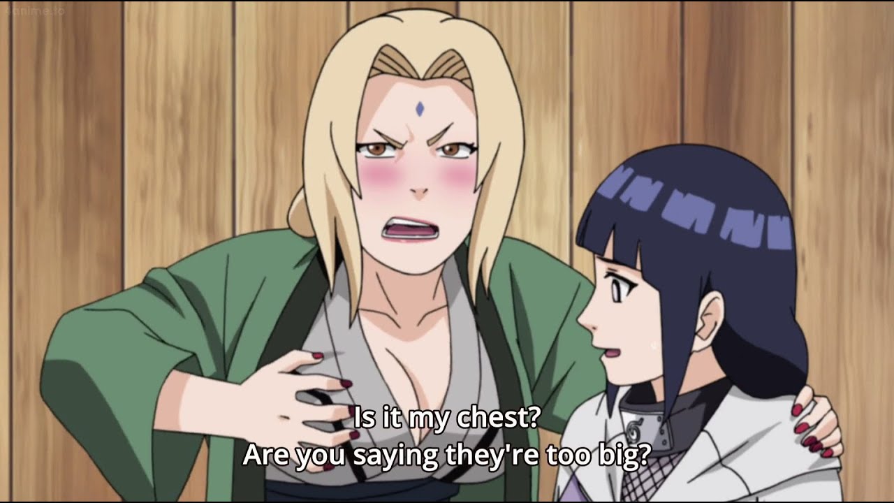 Tsunade Believes That They Discriminate Her For Having Large Breasts -  BiliBili