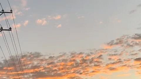bello atardecer
