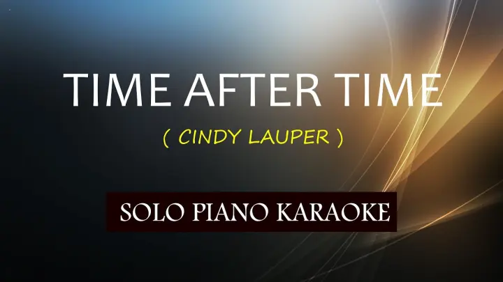 TIME AFTER TIME ( CINDY LAUPER ) COVER_CY