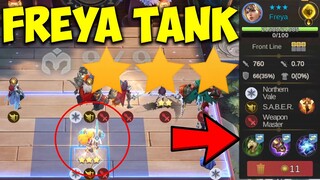 FREYA TANK!! KOK PAKE LAMPU APAKAH NGETROLL?? | Magic Chess Indonesia