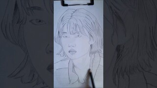 I tried 🤞to draw Squid Game player 067 🔥🔥Sae-Byeok || Learn with me #youtubeshorts #drawing
