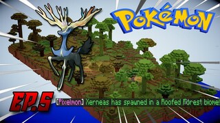 มายคราฟ เอาชีวิตรอดในโลกโปเกม่อน EP.5 จ๊ะผู้เจอ Xerneas โปเกม่อนในตำนาน!!