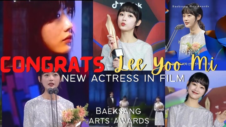 Congratulations, LEE YOO MI! New Actress in Film Winner at Baeksang Arts Awards 2022
