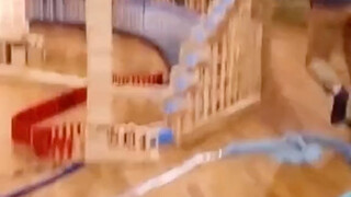 Using dominoes to "explode" high-rise buildings
