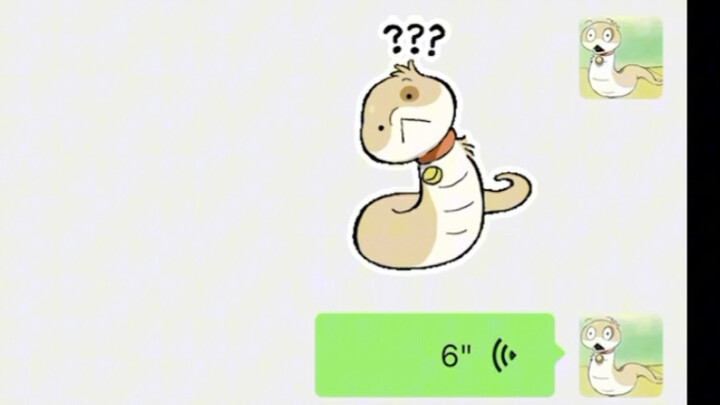 Try to voice a puppy snake.. dot dot dot.. you are a piece of - shit!