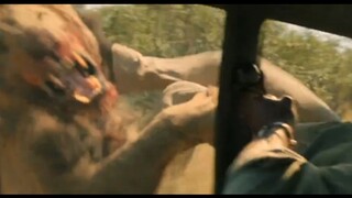 Beast 2022 - All man kicking lion scenes | man vs lion fight brutal | action, survival movies clips