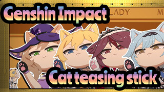 Genshin Impact|Cat teasing stick of Sister in Mondstadt