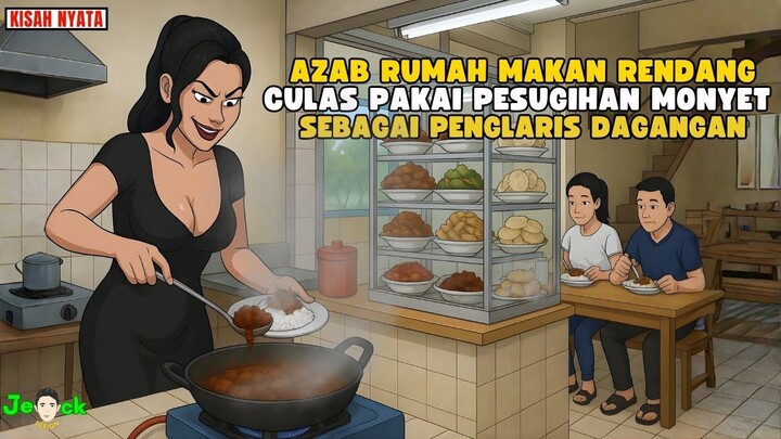 AZAB RUMAH MAKAN RENDANG CULAS PAKAI PESUGIHAN MONYET SEBAGAI PENGLARIS DAGANG