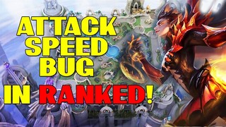 ATTACK SPEED BUG IN RANKED???