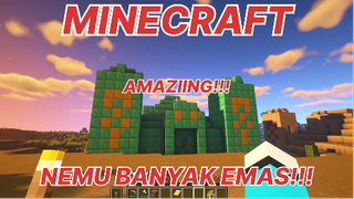 MINECRAFT - NEMU BANYAK EMAS GUYS!!! AUTO JADI SULTAN NIHHH!!!