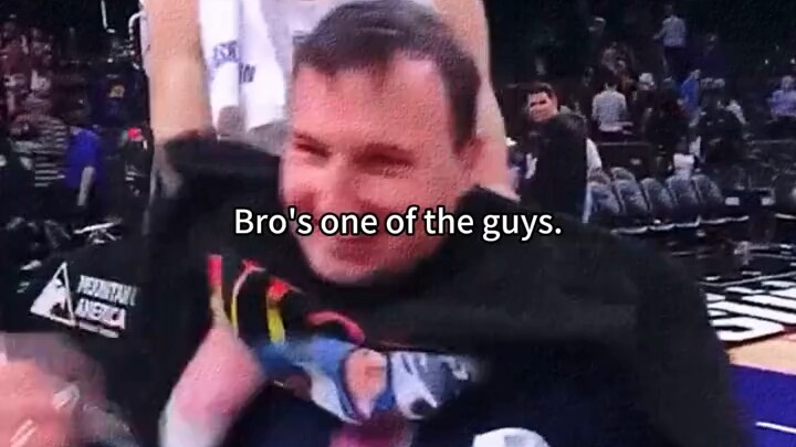 Why are the athletes so friendly to this reporter?