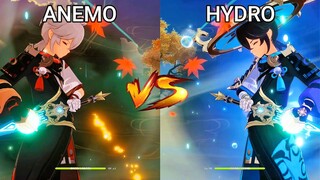 Kazuha Anemo vs Hydro
