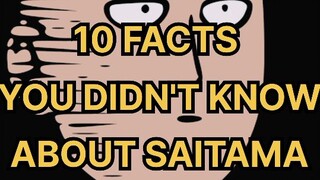 One Punch Man 10 facts about saitama 👊 #onepunchman #anime #animetagalog #animeedits #animefacts