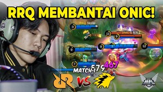 RRQ MERATAKAN ONIC! KEREN! RRQ VS ONIC MATCH 1 MPL S13!