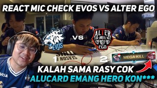 BAHAYA COK EVOS BISA GAMASUK M3, GADA JAWABAN BUNTU COK LAWAN ALUCARD REACT MIC CHECK EVOS VS AE