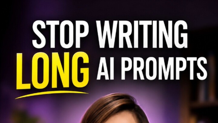 Stop Writing Long AI Prompts! #contentcreation #ai #chatgpt