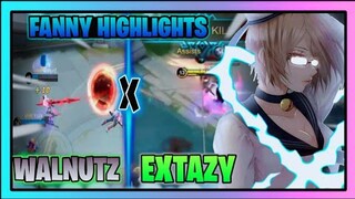 What happens if a PRO CHOU player plays Fanny? ft Extazy and Walnutz | ML Fanny Highlights